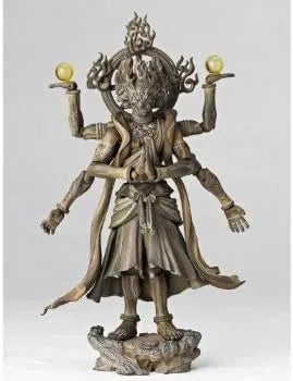 Kaiyodo Takeya Revoltech Ashura Action Figure Wooden Version