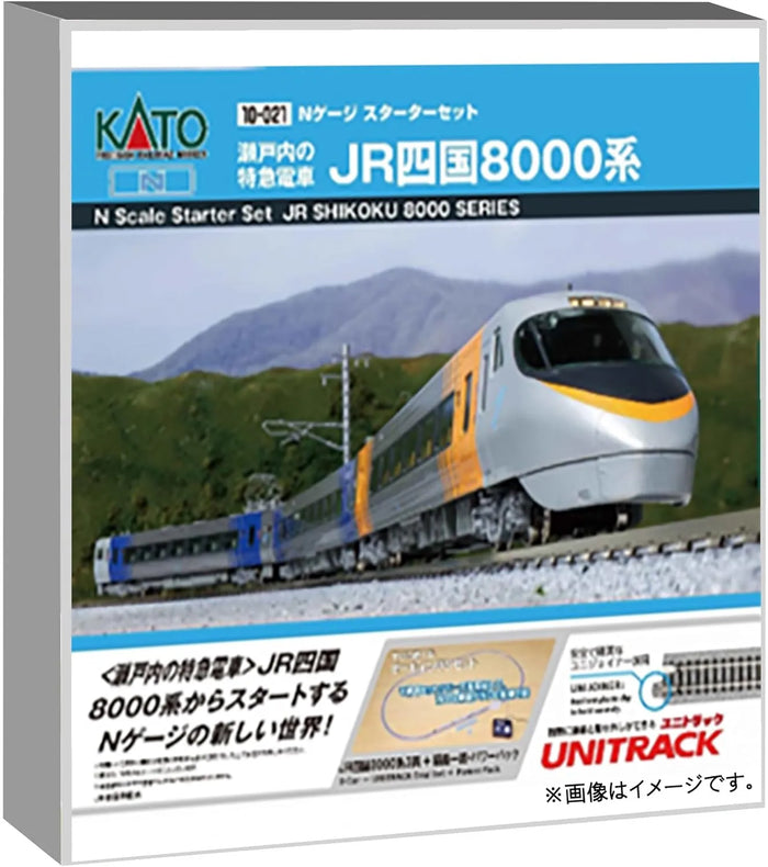 Kato N-Gauge Starter Set Setouchi Express JR Shikoku 8000 Series