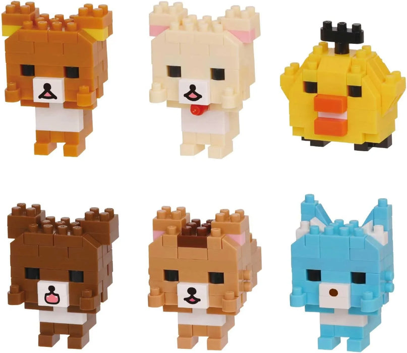 Kawada Nanoblock Mini Nano Rilakkuma Series Building Blocks