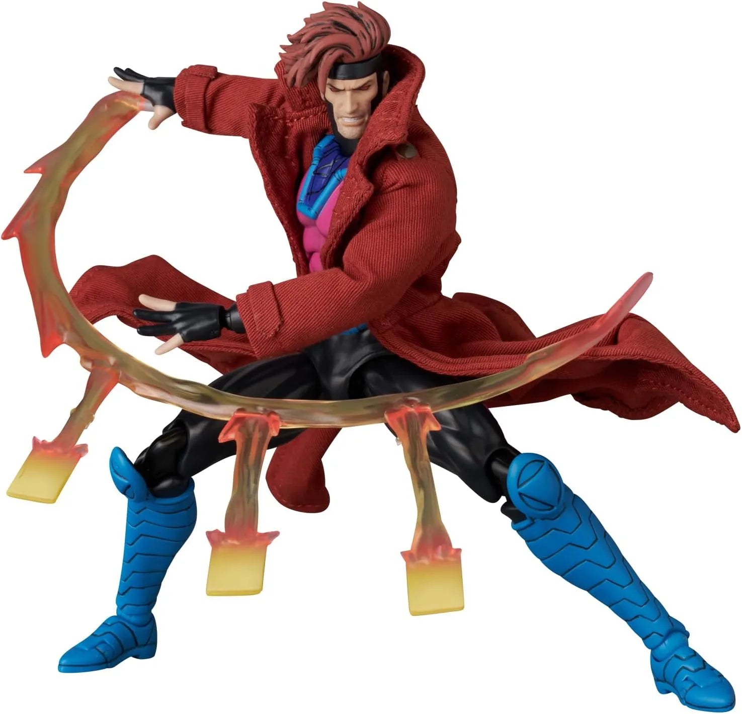 MEDICOM TOY MAFEX No 287 Gambit Comic Variant Version Action Figure 6.3 Inches