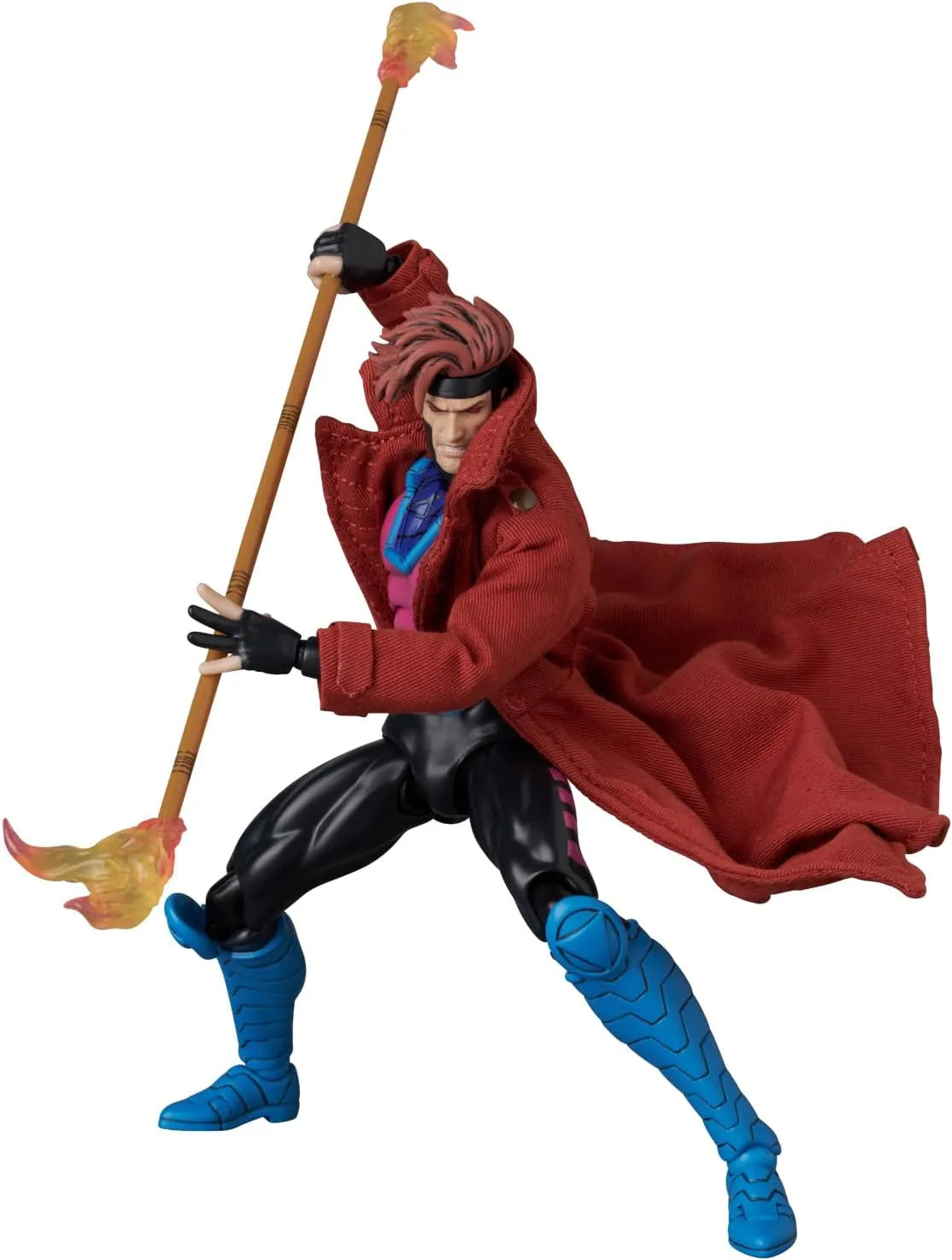 MEDICOM TOY MAFEX No 287 Gambit Comic Variant Version Action Figure 6.3 Inches