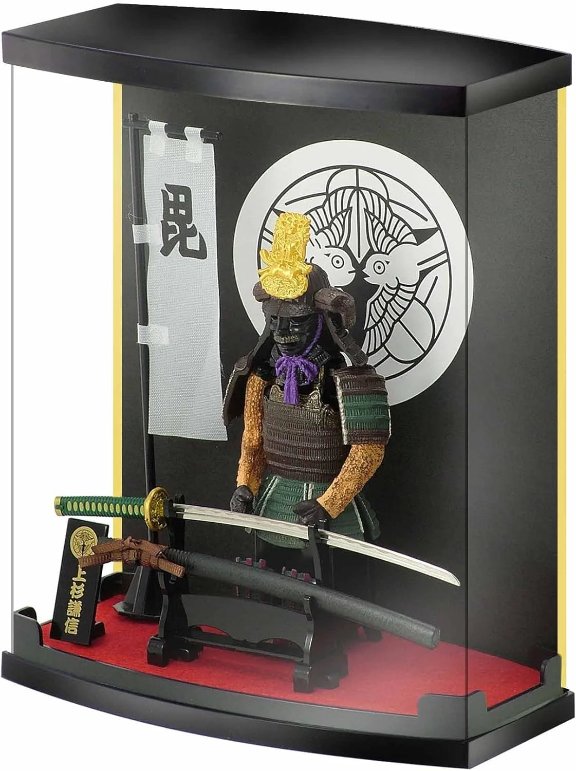 Meister Japan Sengoku Samurai Armor Figure Uesugi Kenshin with Sword Case