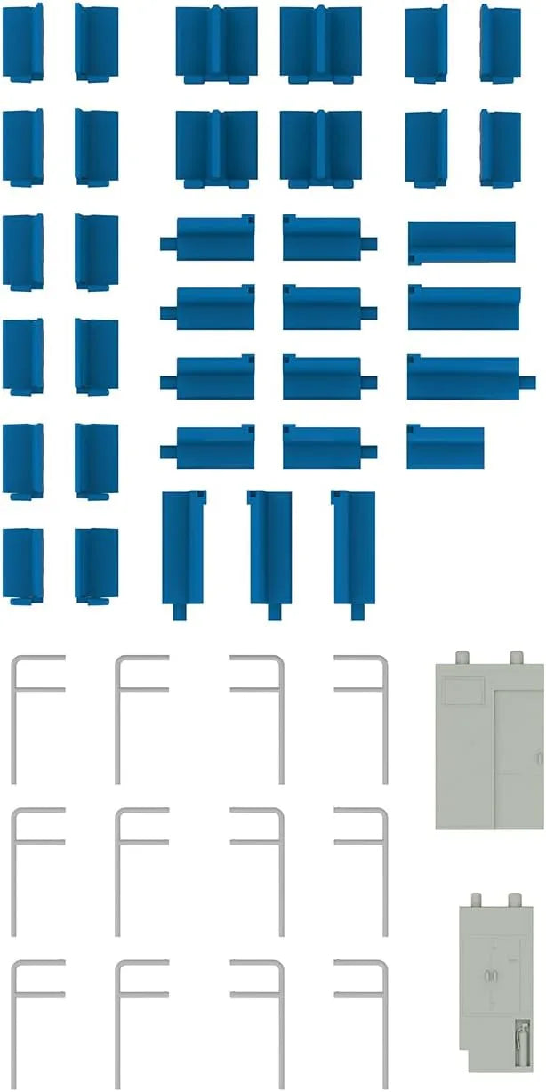 Plum PP199 Semi-Cross Sheet Interior Set A Blue Unpainted Kit