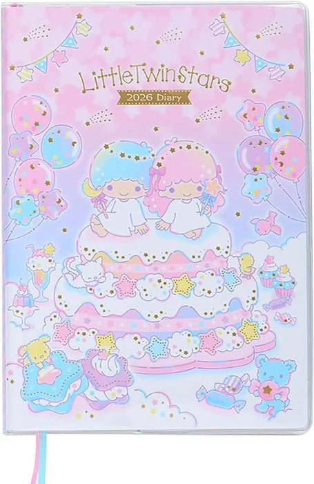 Sanrio B6 Diary Block Type 2026 My Melody Planner Notebook - Pink
 - 4550624623605
