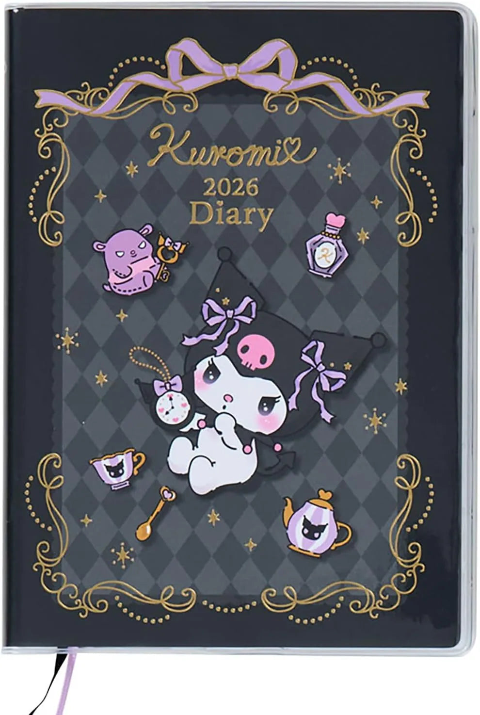 Sanrio B6 Diary Block Type 2026 My Melody Planner Notebook - Black
 - 4550624623810
