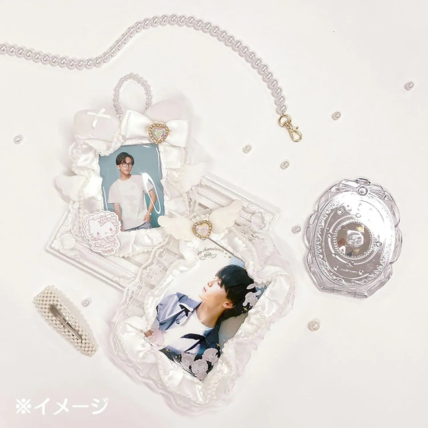 Sanrio Cinnamoroll Trading Card Holder Enjoyy Idol Pure White Angel Edition Vendor