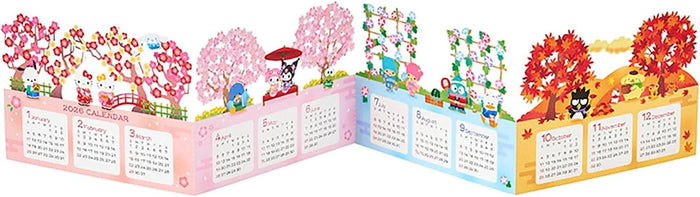 Sanrio Japanese Christmas Card Message Card with Sanrio Characters Calendar Sanrio