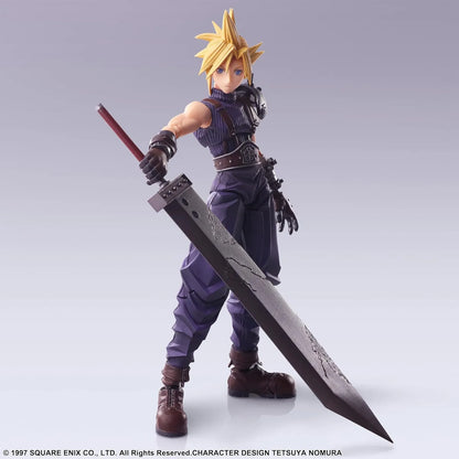 Square Enix Final Fantasy VII Cloud Strife Bling Arts Figure