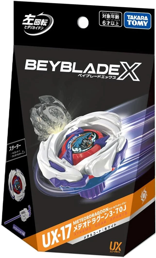 Takara Tomy Beyblade X UX-17 Meteo Dragoon Starter 3-70J