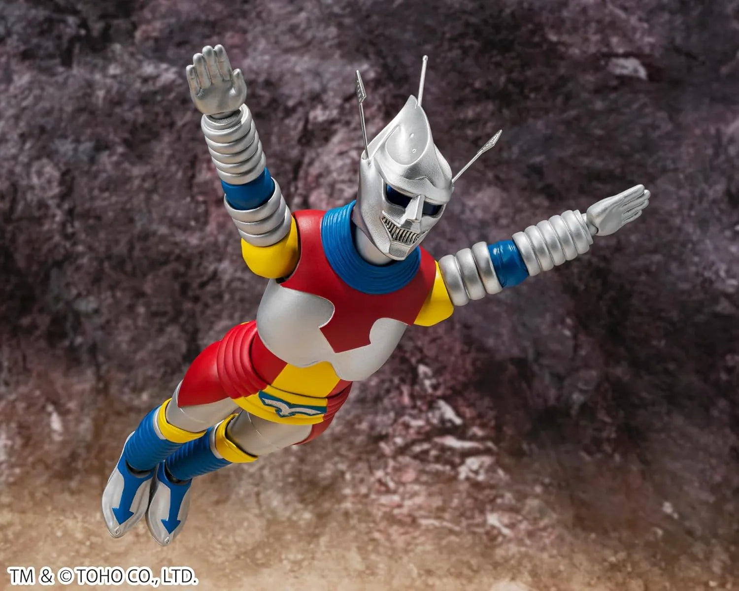 Tamashii Nations Godzilla vs Megalon Jet Jaguar 1973 Action Figure