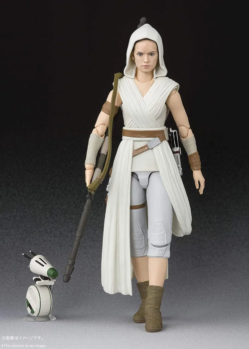 Tamashii Nations Star Wars Rey and D-O Figure PVC ABS 5.7 Inch