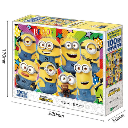 EPOCH 26-904 Jigsaw Puzzle Minions Bello! 100 L-Pieces- Japan Figure Store - #1 Bring To You The Best Japanese Goods