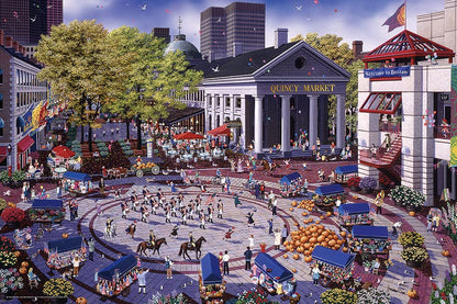 Yanoman 1000 Piece Jigsaw Puzzle Alexander Chen Quincy Market Square Japan (50X75Cm) 10-1429- Japan Figure Store - #1 Bring To You The Best Japanese Goods