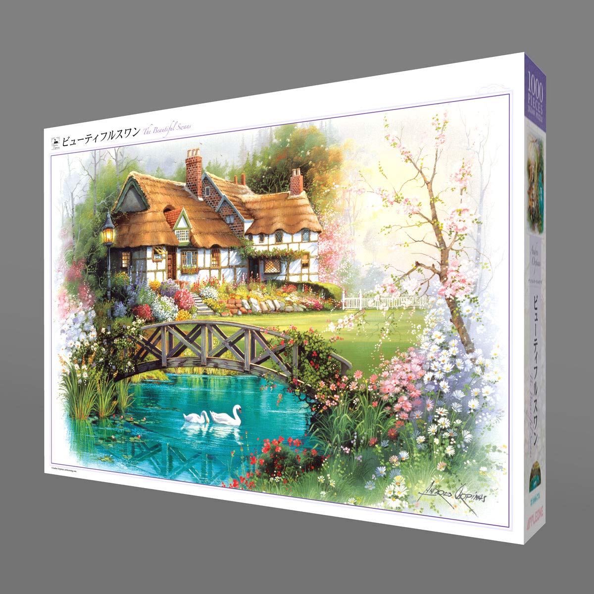 APPLEONE Jigsaw Puzzle 1000-774 Andres Orpinas Beautiful Swan 1000 Pieces- Japan Figure Store - #1 Bring To You The Best Japanese Goods