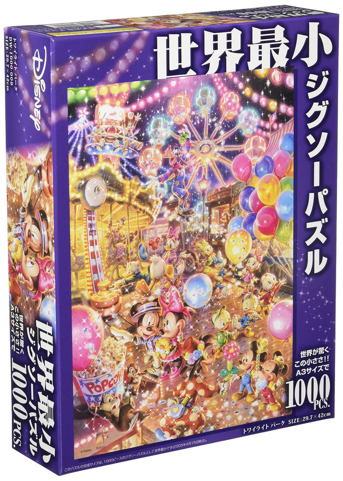 Tenyo 1000pc Jigsaw Puzzle Disney Twilight Park 29.7x42cm- Japan Figure Store - #1 Bring To You The Best Japanese Goods