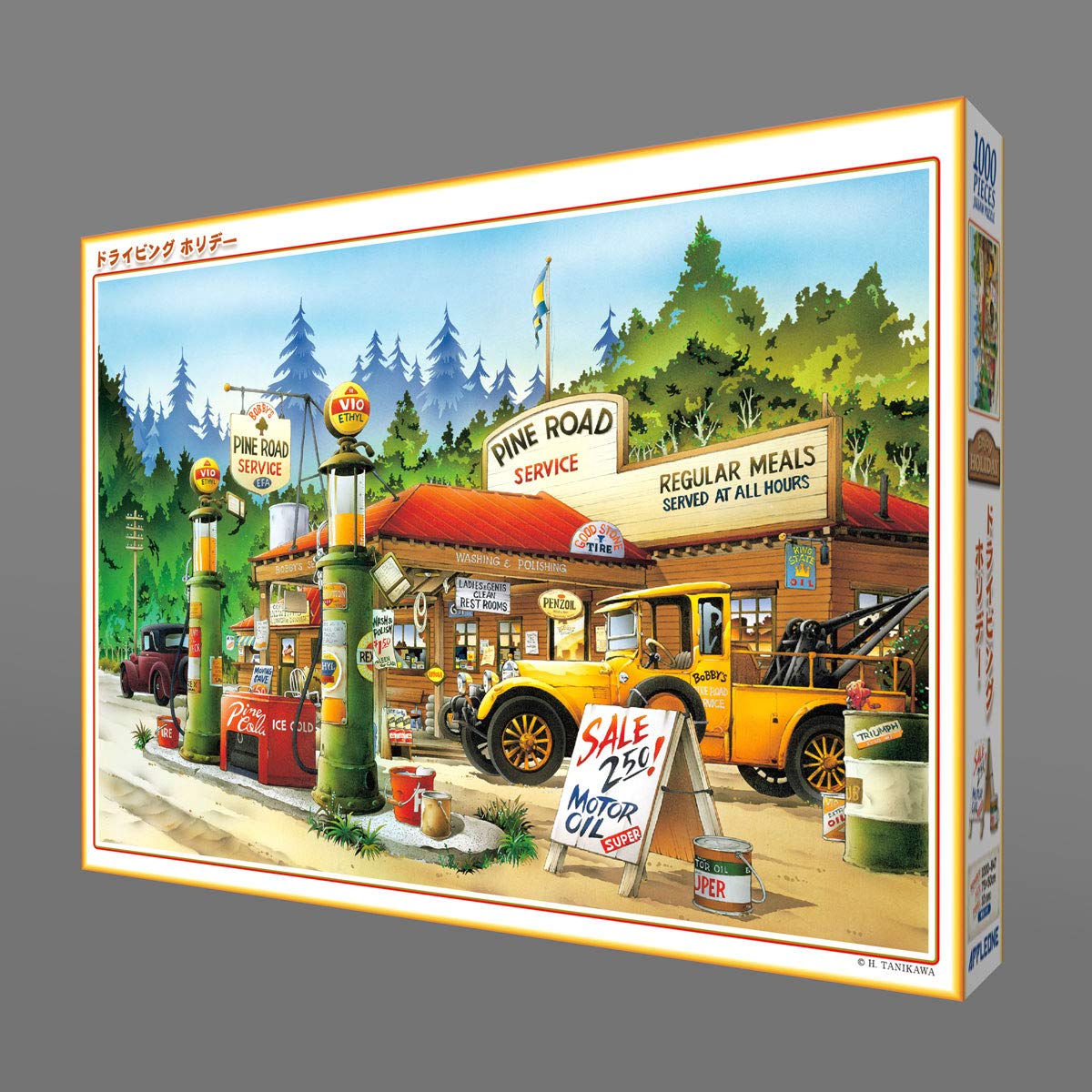 APPLEONE Jigsaw Puzzle 1000-847 Hiroyuki Tanikawa Driving Holiday 1000 Pieces- Japan Figure Store - #1 Bring To You The Best Japanese Goods