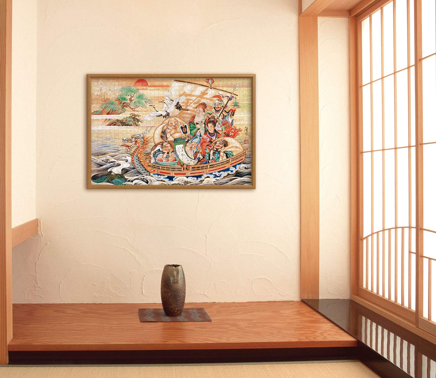 APPLEONE Jigsaw Puzzle 1000-814 Japanese Art Hakuga Takeuchi Seven Lucky Gods 1000 Pieces- Japan Figure Store - #1 Bring To You The Best Japanese Goods