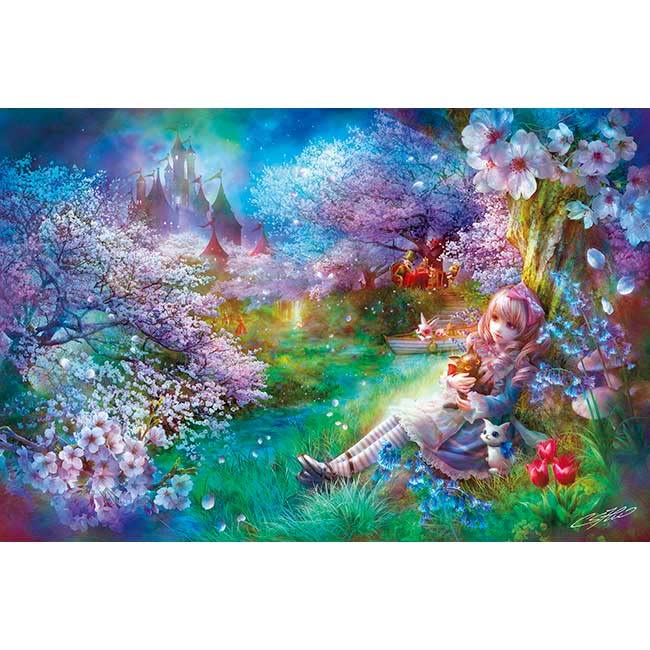 Appleone 1000-886 Jigsaw Puzzle Blooming Alice By Shu 1000 Pieces- Japan Figure Store - #1 Bring To You The Best Japanese Goods