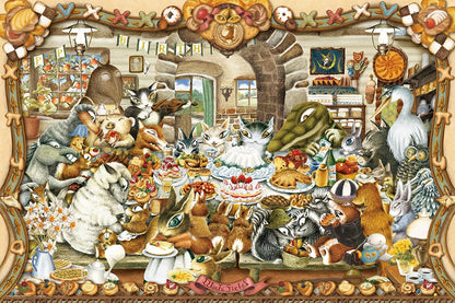 YANOMAN - 10-1426 Jigsaw Puzzle Wachifield Dayan'S Sweets Party - 1000 Pieces- Japan Figure Store - #1 Bring To You The Best Japanese Goods