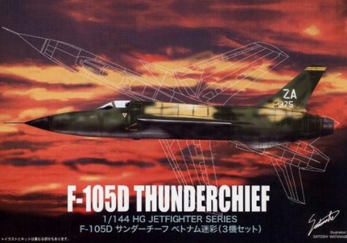 1/144 Hg Jet Fighter No. 17 F105 Thunder Team- Japan Figure Store - #1 Bring To You The Best Japanese Goods
