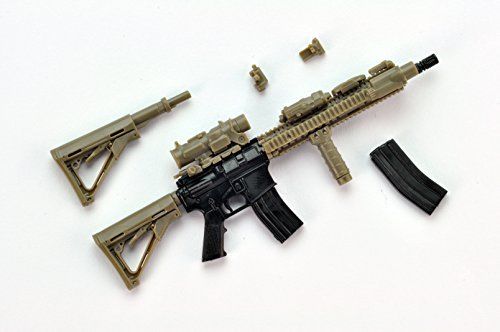 1/12 Little Armory La037 M4a1 Sopmod Block 2 Type Plastic Model