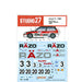Studio27 St27 Dc1148 Honda Civic Razo 3/20 1989 Decal For Aoshima 1/24 Scale Car Decal- Japan Figure Store - #1 Bring To You The Best Japanese Goods