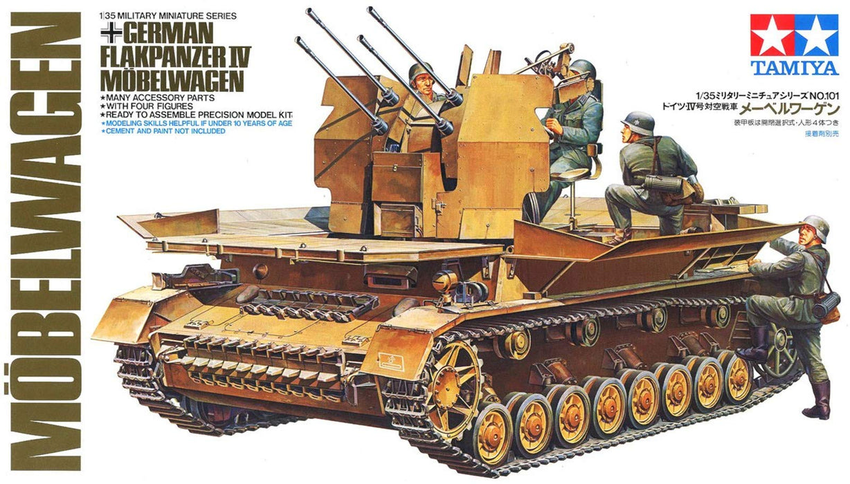 TAMIYA 35101 German Flkpnzr Mobelwagen 1/35 Scale Kit- Japan Figure Store - #1 Bring To You The Best Japanese Goods