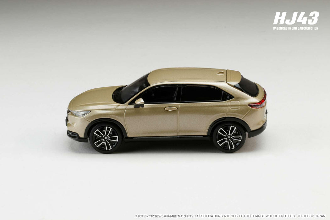 1/43 Honda Vezel E:Hev Z Sand Khaki Pearl - Hobby Japan- Japan Figure Store - #1 Bring To You The Best Japanese Goods
