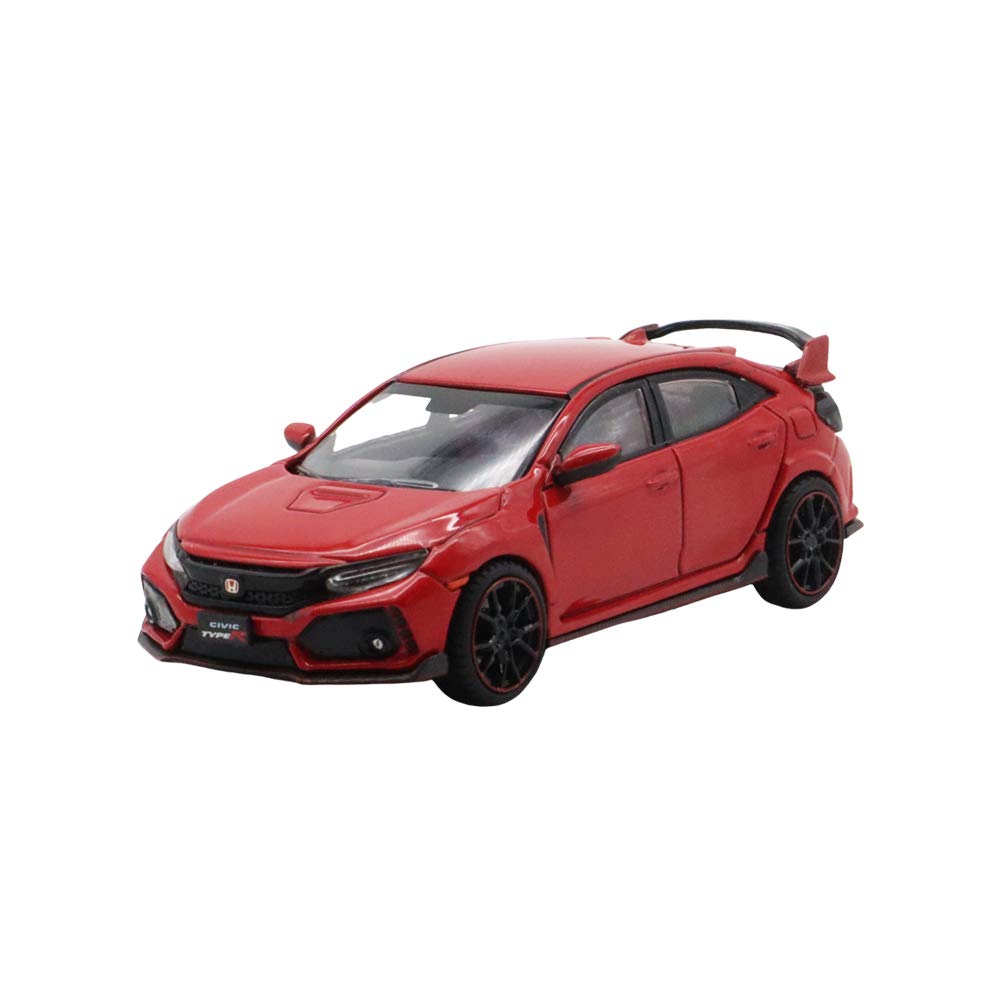 Lcd 1/64 Honda Civic Type R Type R Fk8 Diecast Model Car Left Handle Finished Product Red- Japan Figure Store - #1 Bring To You The Best Japanese Goods