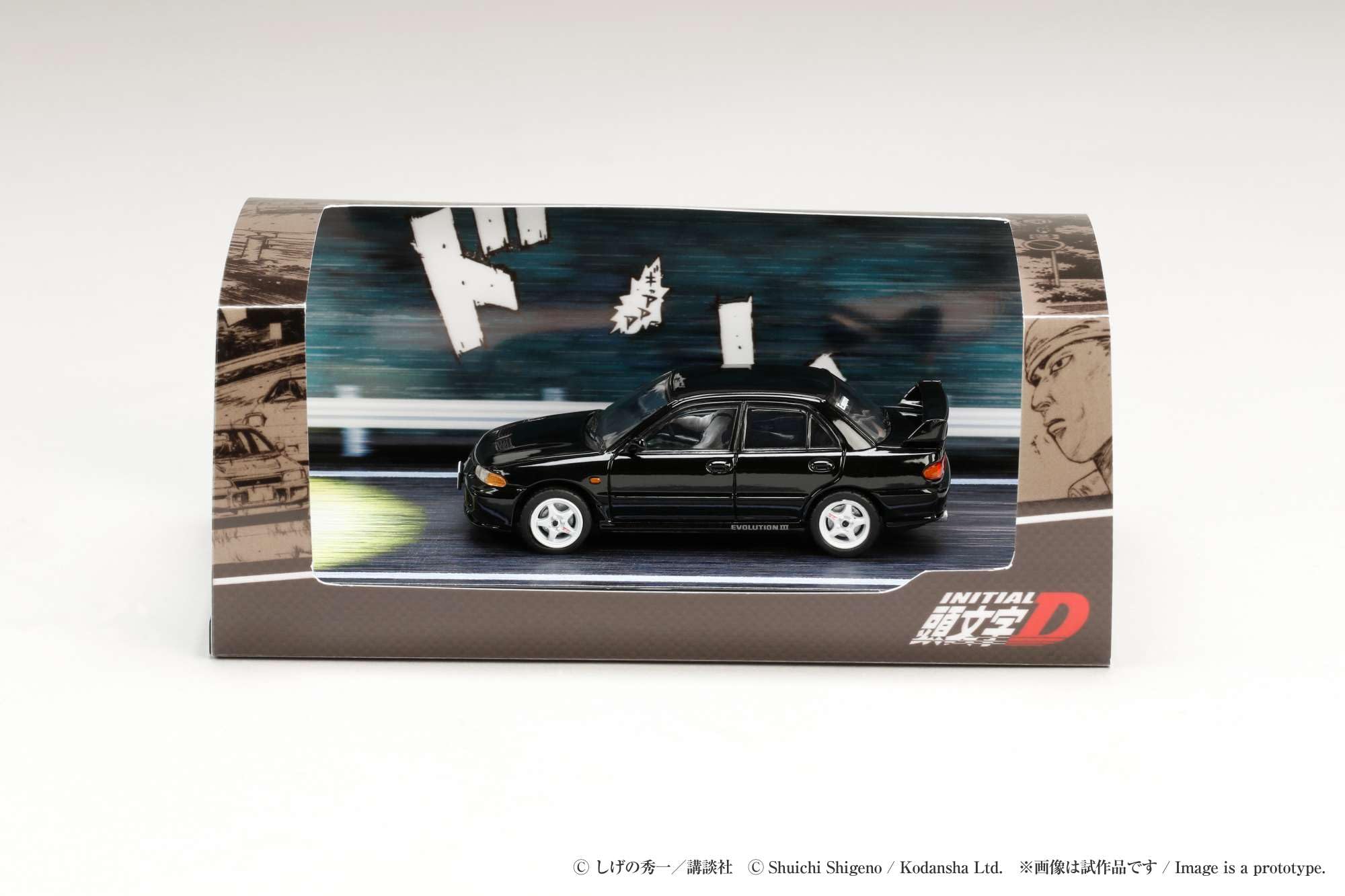 1/64 Hobby Japan Mitsubishi Lancer Evo III/Initial D Ryosuke Takahashi & Kyoichi Sudo- Japan Figure Store - #1 Bring To You The Best Japanese Goods