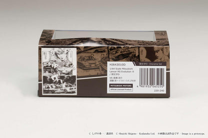 1/64 Hobby Japan Mitsubishi Lancer Evo III/Initial D Ryosuke Takahashi & Kyoichi Sudo- Japan Figure Store - #1 Bring To You The Best Japanese Goods