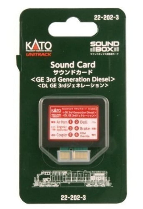 Kato Sound Card for 3rd Generation Diesel Locomotive Model 22-202-3- Japan Figure Store - #1 Bring To You The Best Japanese Goods
