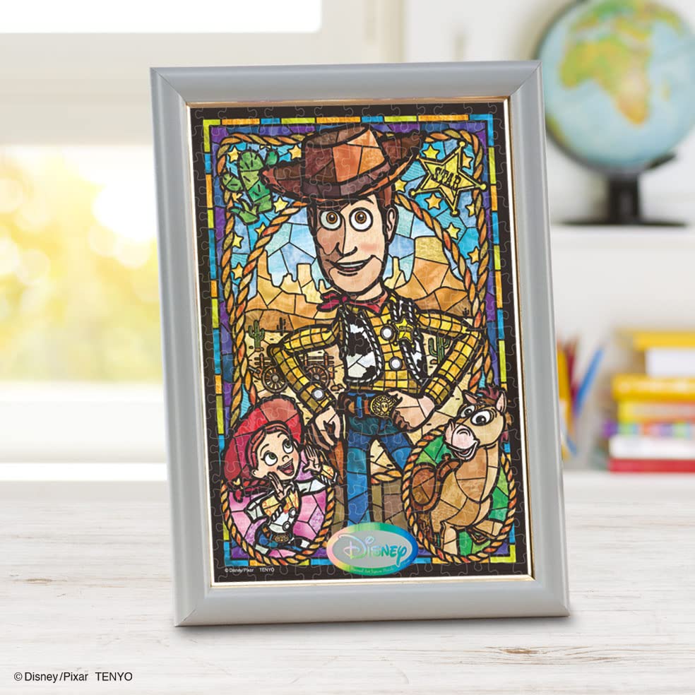 TENYO Dsg266-976 Jigsaw Puzzle Disney Toy Story Woody Stained Art 266 S-Pieces- Japan Figure Store - #1 Bring To You The Best Japanese Goods