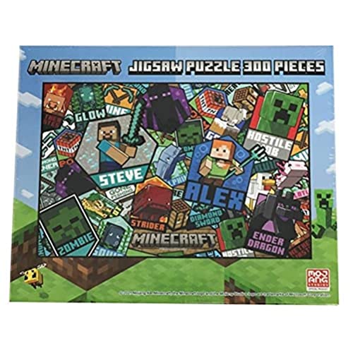 Ensky 300-1791 Minecraft Emblem Puzzle 300pc 26x38cm- Japan Figure Store - #1 Bring To You The Best Japanese Goods