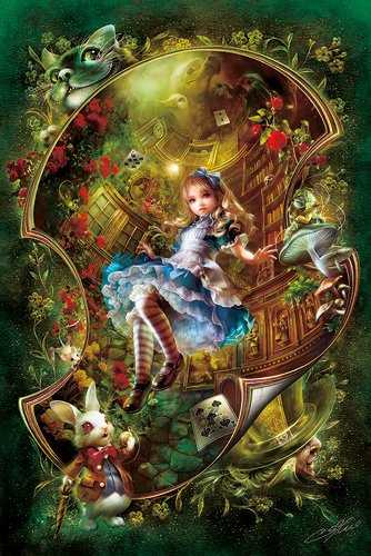 APPLEONE Jigsaw Puzzle 300-261 Alice In Wonderland 300 Pieces- Japan Figure Store - #1 Bring To You The Best Japanese Goods