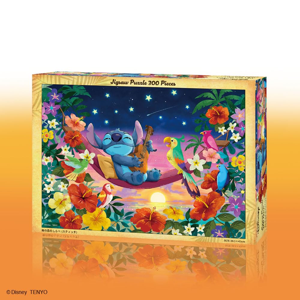 Tenyo 300pc Disney South Island Shirabe Stitch Jigsaw Puzzle 30.5x43cm- Japan Figure Store - #1 Bring To You The Best Japanese Goods