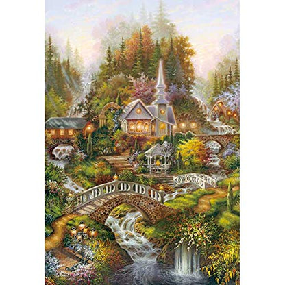 APPLEONE 300-351 Jigsaw Puzzle Hillside Sanctuary By Klaus Strubel 300 Pieces- Japan Figure Store - #1 Bring To You The Best Japanese Goods