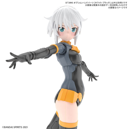BANDAI 30Ms Option Hand Parts White/ Black Plastic Model- Japan Figure Store - #1 Bring To You The Best Japanese Goods