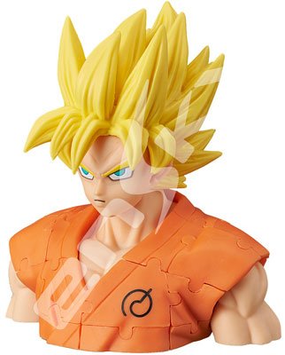 Ensky Km-75 3D Jigsaw Puzzle Dragon Ball Super Saiyan Son Goku Dragon Ball Puzzle- Japan Figure Store - #1 Bring To You The Best Japanese Goods