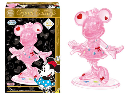 Hanayama 39 Piece Crystal Gallery Minnie Mouse Classic Pink Japan- Japan Figure Store - #1 Bring To You The Best Japanese Goods