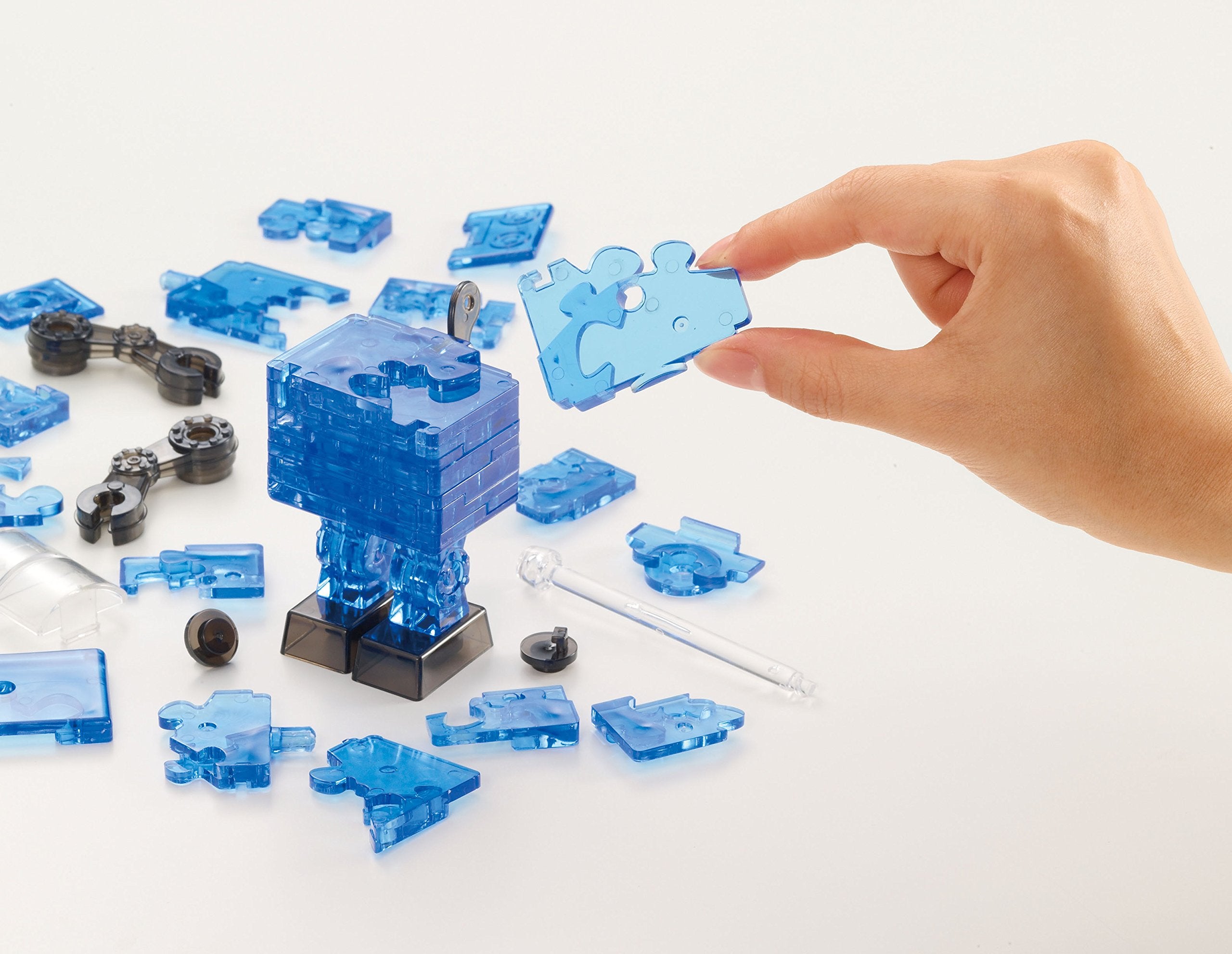 BEVERLY Crystal 3D Puzzle 50203 Robot Blue- Japan Figure Store - #1 Bring To You The Best Japanese Goods