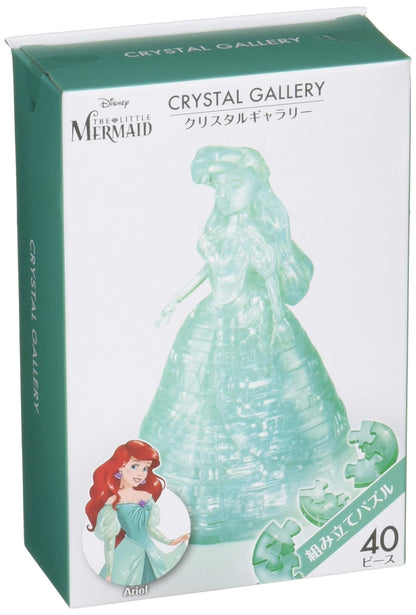 Hanayama Crystal Gallery 42 Pieces Ariel Dress Style 3D Puzzles Toys Crystal Fugure- Japan Figure Store - #1 Bring To You The Best Japanese Goods