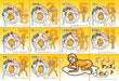 40 Piece Jigsaw Puzzle Let&S Dance Gudetama! Large Piece (26X38Cm)- Japan Figure Store - #1 Bring To You The Best Japanese Goods