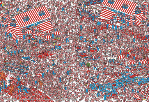 Beverly Jigsaw Puzzle 40-004 Where's Wally? Woof Of The country (40 L-Pieces) Kid Puzzle- Japan Figure Store - #1 Bring To You The Best Japanese Goods