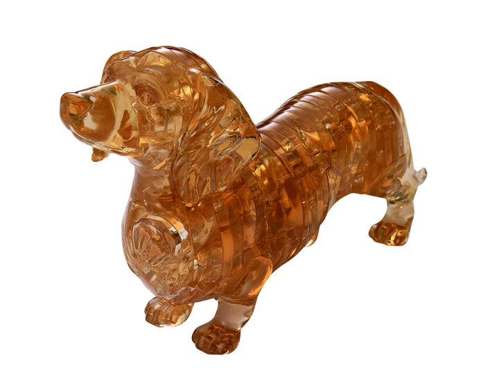 Beverly Crystal 3D Puzzle 50179 Dachshund Brown Animal 3D Puzzle Block Toys- Japan Figure Store - #1 Bring To You The Best Japanese Goods