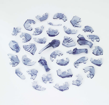 Beverly Crystal 3D Puzzle 50178 Elephant Jp Animal 3D Puzzles Crystal Jigsaw Puzzle- Japan Figure Store - #1 Bring To You The Best Japanese Goods