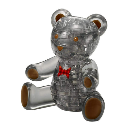 BEVERLY Crystal 3D Puzzle 50253 Teddy Bear Black 41 Pieces- Japan Figure Store - #1 Bring To You The Best Japanese Goods