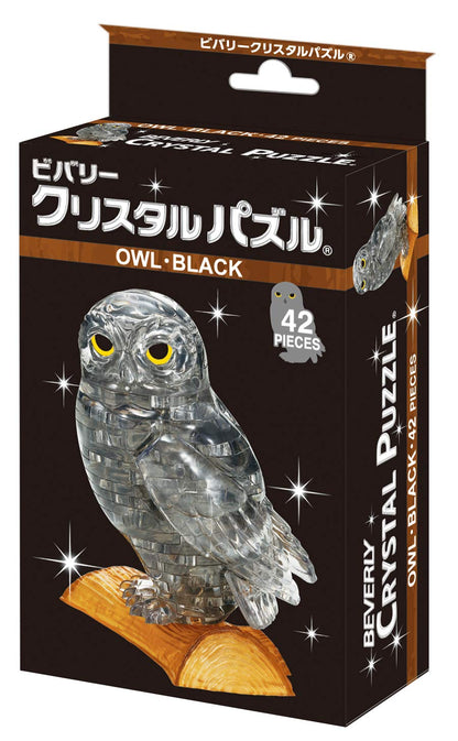 Beverly Crystal 3D Puzzle 486886 Owl Black Animal Crystal Puzzle 3D Jigsaw Puzzles- Japan Figure Store - #1 Bring To You The Best Japanese Goods