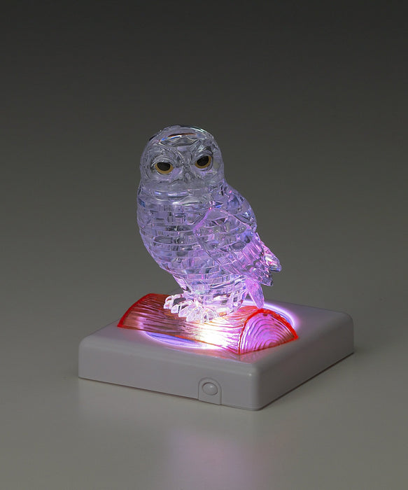 Beverly Crystal 3D Jigsaw Puzzle Clear Owl 42 Pieces Animal 3D Jigsaw Puzzles- Japan Figure Store - #1 Bring To You The Best Japanese Goods