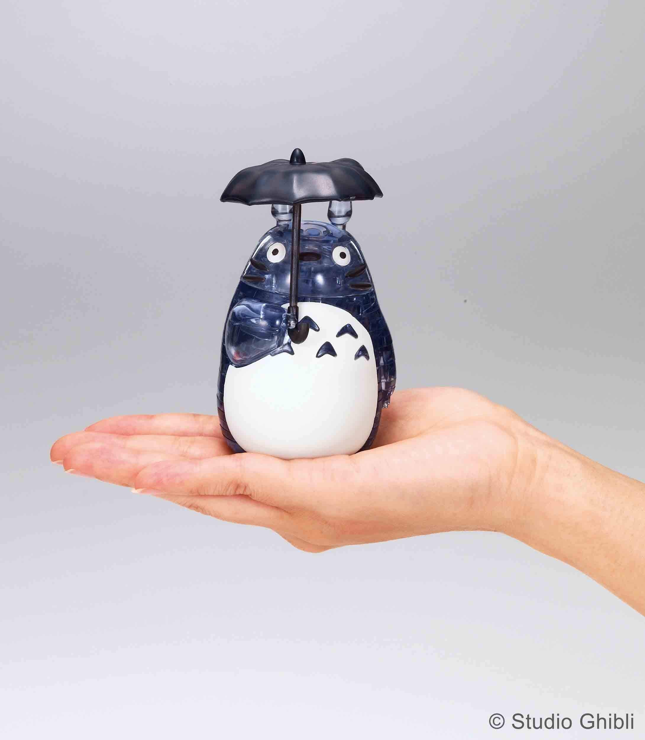 Beverly Crystal Puzzle Totoro Gray 42 Pieces Japanese 3D Puzzle Figure- Japan Figure Store - #1 Bring To You The Best Japanese Goods